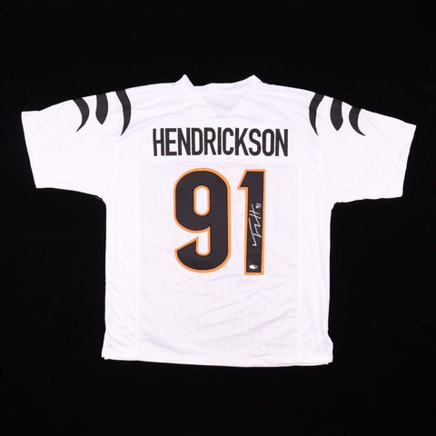 Trey Hendrickson Signed Cincinnati Bengals Jersey (Playball Ink) 2017 3rd Rnd Pk