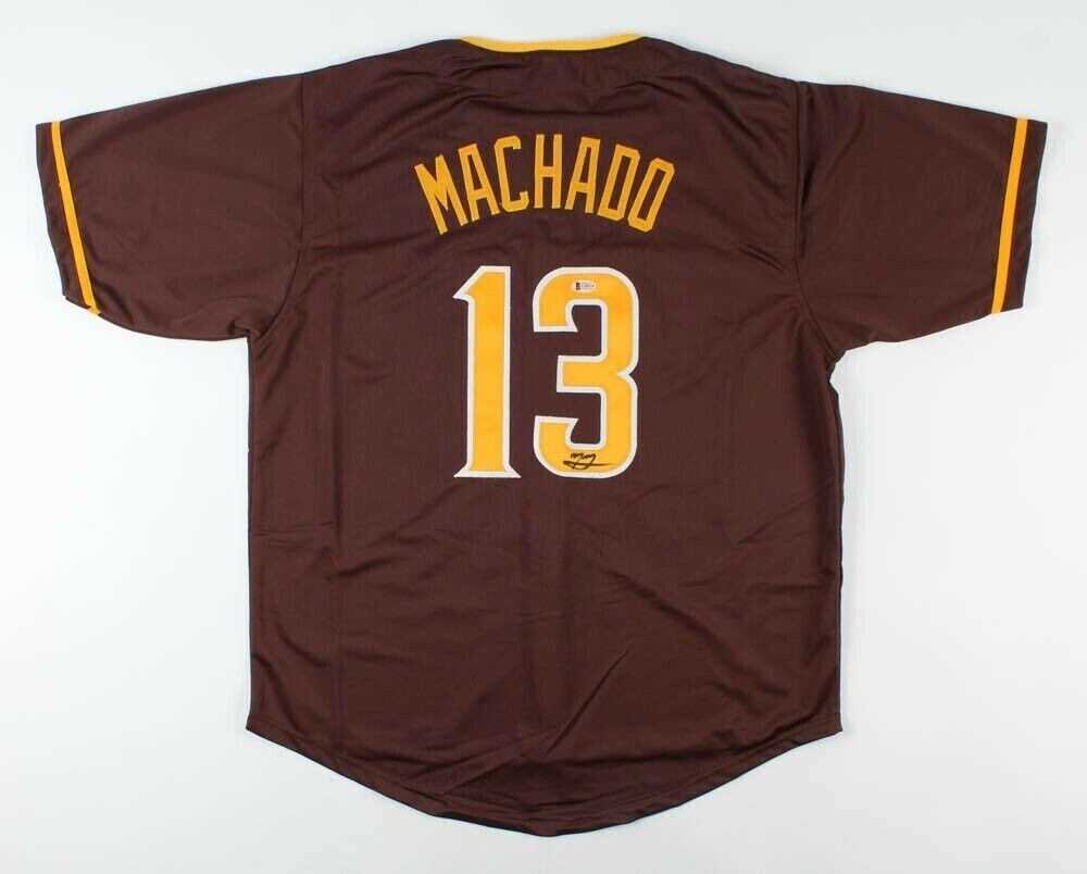 Manny Machado Signed San Diego Padres Jersey / 3×All-Star 3rd Base (Beckett  COA)