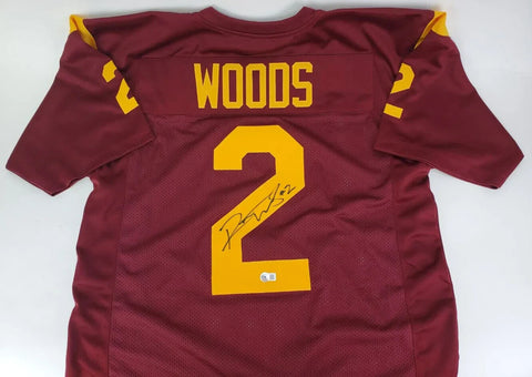 Robert Woods Signed USC Trojans Jersey (Beckett) Houston Texans Wide Receiver