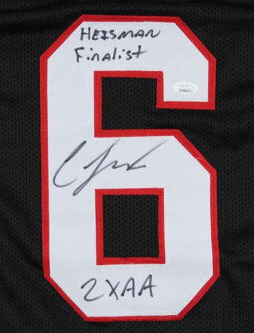 Jordan Lynch Signed Northern Illinois Huskies Jersey (JSA COA) w/ 2 Inscriptions