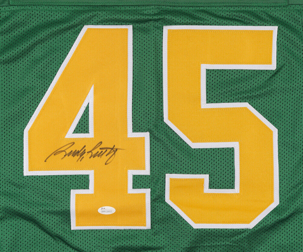 Rudy Ruettiger Autographed SIGNED Jersey - JSA Witnessed Authentic at  's Sports Collectibles Store