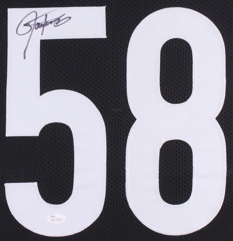 Lawrence Taylor Signed "Any Given Sunday" Luther Lavay 31x35 Framed Shark Jersey