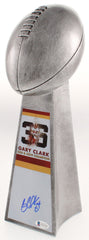 Gary Clark Washington Redskins Signed Replica 15 Inch Lombardi Trophy (COA)
