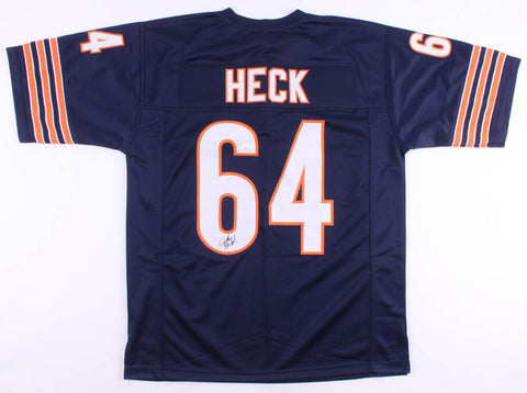 Andy Heck Signed Bears Jersey (JSA COA) Chicago Offensive Tackle (1994–1998)