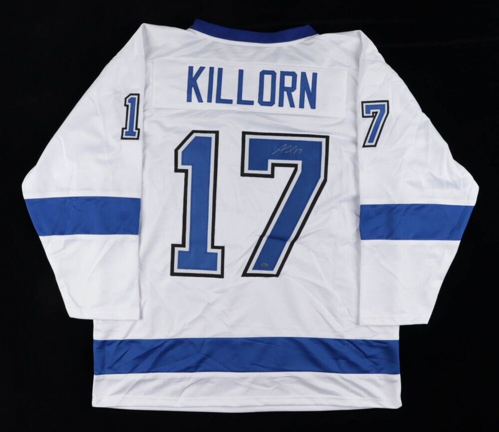 Alex Killorn Signed Tampa Bay Lightning Jersey (OK Authentics) 2021 Stanley Cup