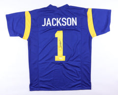 DeSean Jackson Signed Los Angeles Rams Blue Home Jersey (JSA COA) Wide Receiver