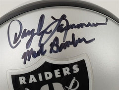 Daryle Lamonica "Mad Bomber" Signed Oakland Raiders Mini Helmet (JSA COA)