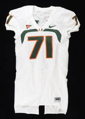 Miami Hurricanes Team Issued Unsigned Nike Size 44 Jersey