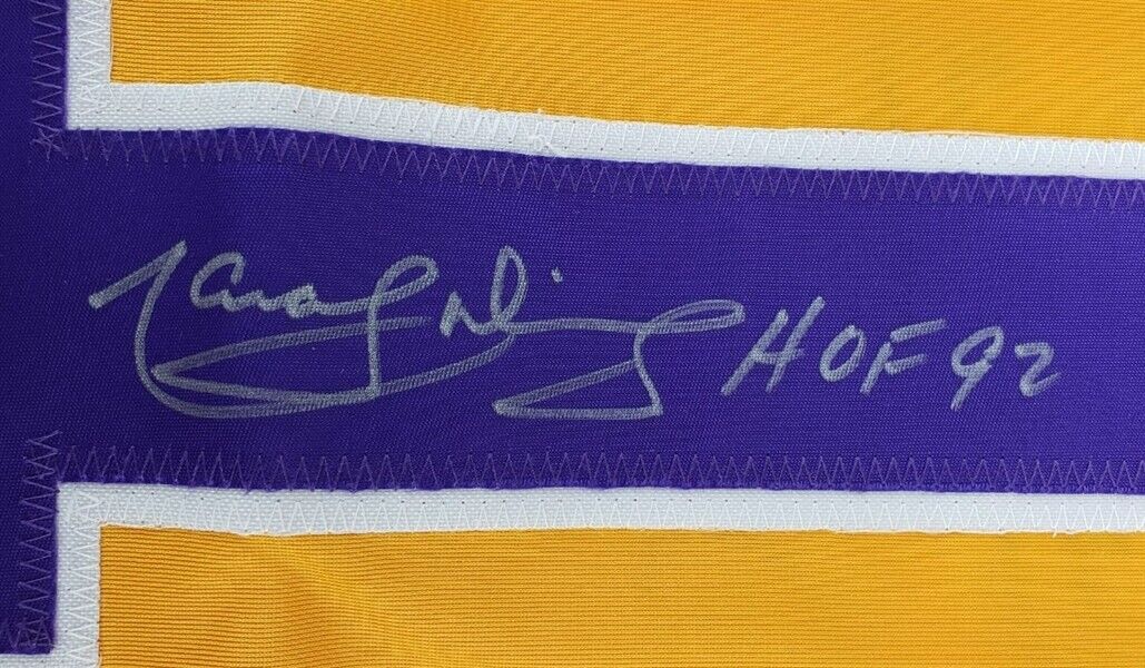 Marcel Dionne Signed Los Angeles Kings Purple Jersey / 4
