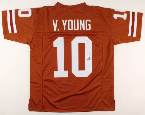 Vince Young Signed Texas Longhorns Jersey (JSA COA) Titans Strating QB 2006–2010