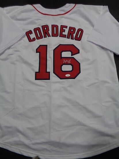 Buy Franchy Cordero Boston Red Sox Signature MLB shirt For Free