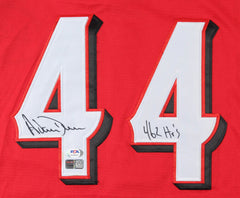 Adam Dunn Signed Reds Jersey Inscribed "462 HR's" (PSA & Tristar Hologram)