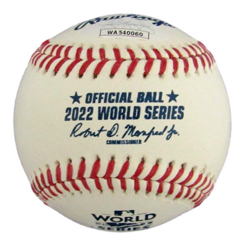 Rob Thomson Signed Philidelphia Phillies Mgr. 2022 World Series Baseball JSA COA
