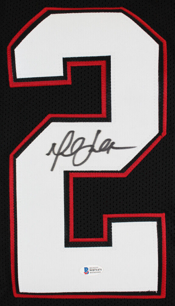 Marshall Faulk Signed San Diego State Aztecs Black Jersey (Beckett