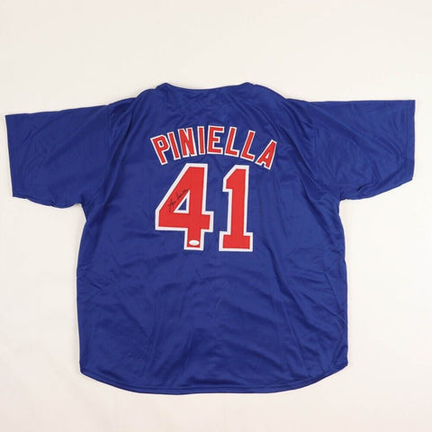 Lou Piniella Signed Cubs Jersey (JSA) Chicago Manager 2007–2010 2xPlayoff teams