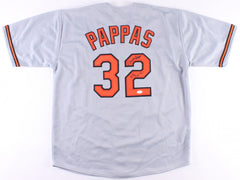 Milt Pappas Signed Orioles Gray Jersey 'NH 9-2-72' (JSA COA) Cubs, Reds, Braves