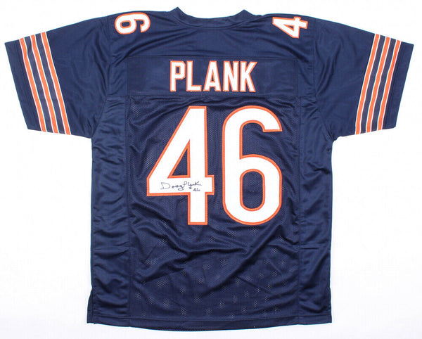 DOUG PLANK CHICAGO BEARS ACTION SIGNED 8x10