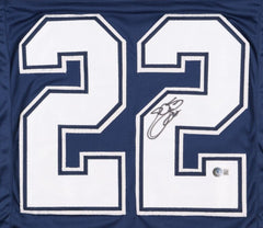 Emmitt Smith Signed Dallas Cowboys Jersey (Beckett) NFL All-Time Leading Rusher