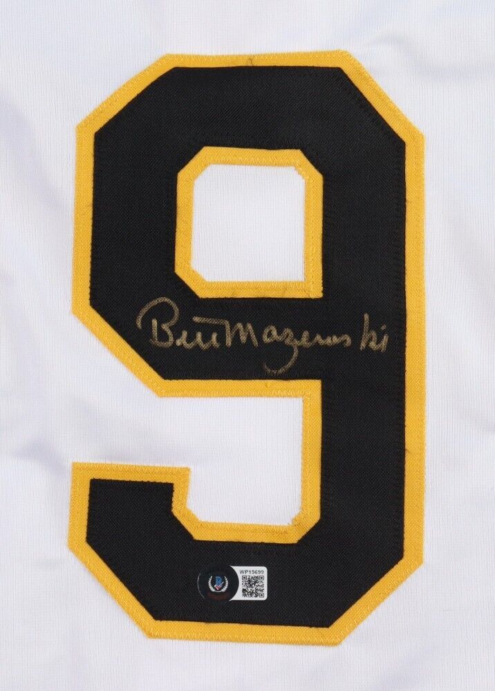 Bill Mazeroski Signed Pittsburgh Pirate Jersey (Beckett) 1960 Game 7 W ...