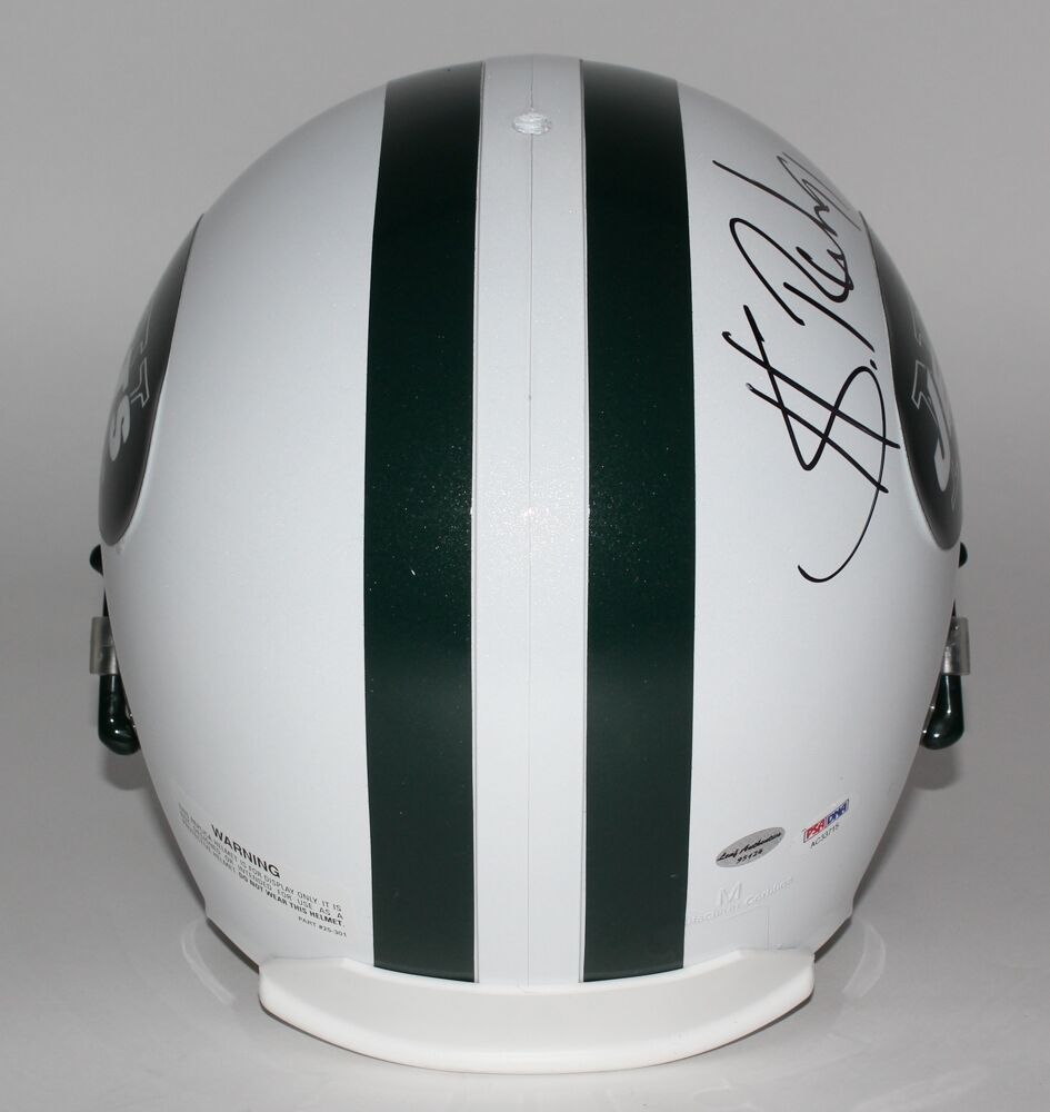 Sheldon Richardson Signed Jets Full-Size Helmet Inscribed "13 DROY" (PSA COA)