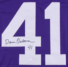 Dave Osborn Signed Vikings Jersey (JSA COA) Minnesota Running Back 1965-1975