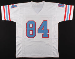 Billy"White Shoes"Johnson Signed Houston Oilers Jersey (Beckett) 3×Pro Bowl W.R,