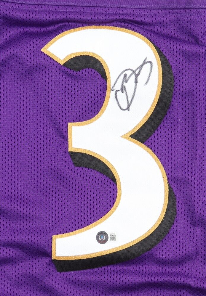 Odell Beckham Jr. White Los Angeles Rams Autographed Game-Used #3 Jersey  vs. Baltimore Ravens on January 2 2022 with Multiple Inscriptions