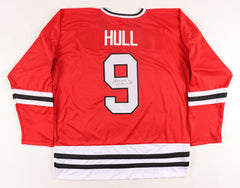 Bobby Hull Signed Red Chicago Blackhawks "The Golden Jet" Jersey (JSA Hologram)