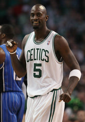 Kevin Garnett Signed Boston Celtics 35"x43" Framed Jersey (Beckett) 2004 NBA MVP