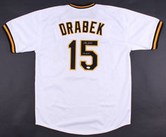 Doug Drabek Signed Pirates Jersey Inscribed "90 NLCY" (TSE) N.L.All-Star (1994)