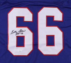 Billy Shaw Signed Buffalo Bills Jersey Inscribd HOF 99 (JSA COA) 8×AFL All-Star