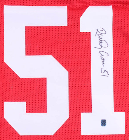 Randy Cross Signed San Francisco 49ers Jersey (Tennzone COA) 3xPro Bowl Center