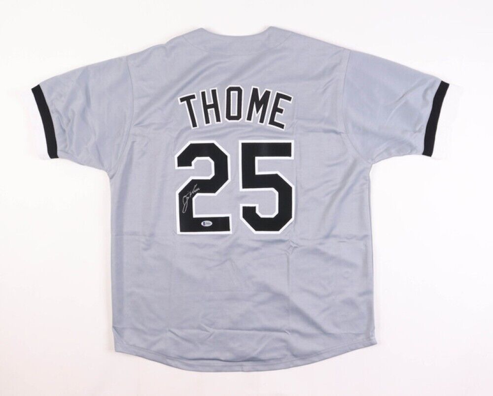 Jim Thome Signed Chicago White Sox Jersey (Beckett COA) 612 HR's / MLB –