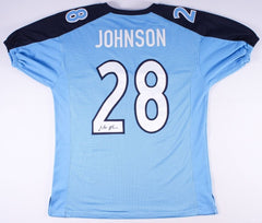 Chris Johnson Signed Tennessee Titans Jersey (JSA COA) 3×Pro Bowl  RB 2008–2010
