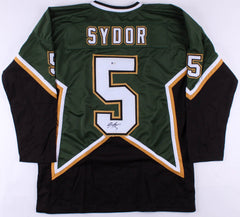 Daryl Sydor Signed Dallas Stars Jersey (Beckett COA) 2xStanley Cup Champion