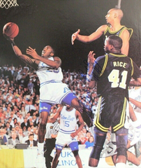 Glen Rice Signed Michigan Wolverines Jersey "Final 4 MOP & 89 Champs" (Beckett)