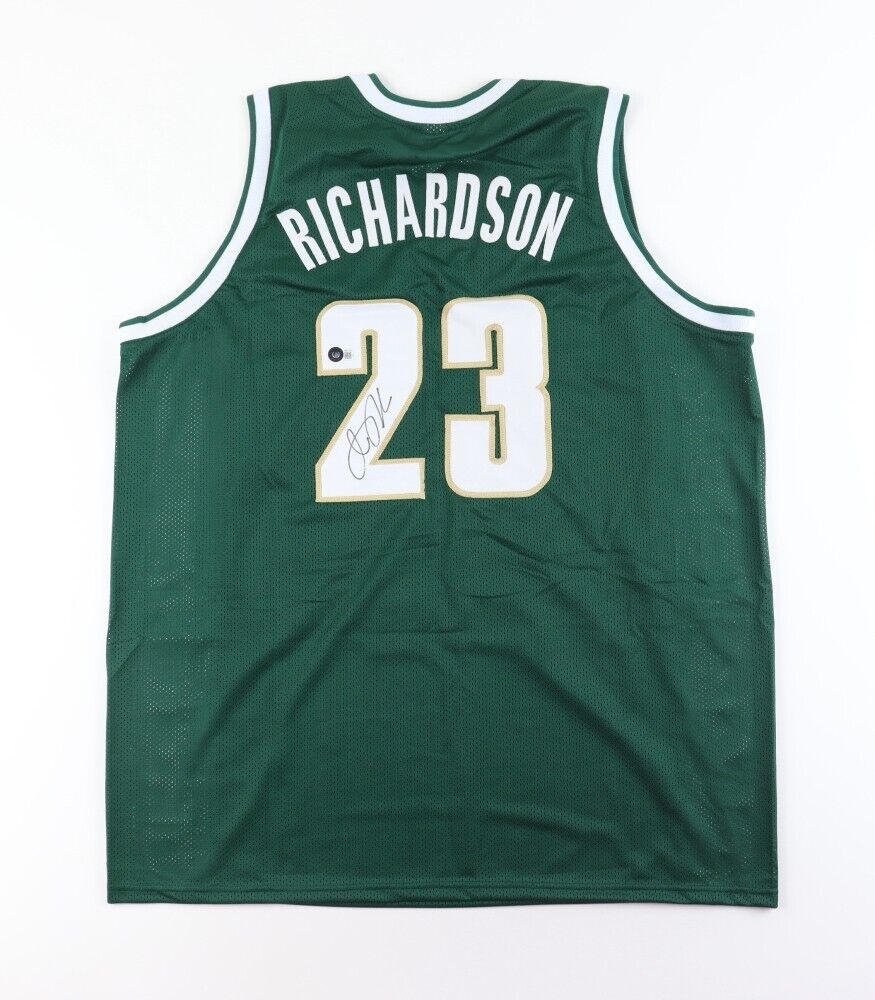 Jason Richardson Signed Michigan State Spartans Jersey (Beckett) 2000 NCAA Champ