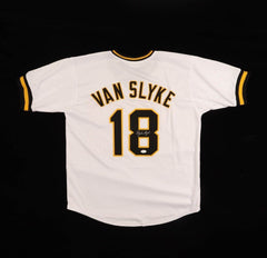 Nike Pittsburgh Pirates ANDY VAN SLYKE Sewn Baseball Jersey WHITE –