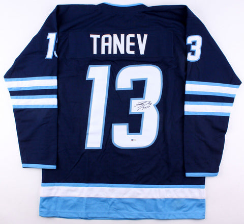 Brandon Tanev Signed Jets Jersey (Becket COA) Veteran Winnipeg Defenseman