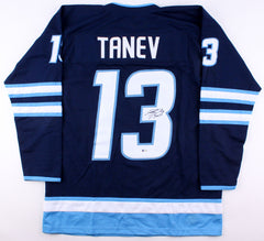 Brandon Tanev Signed Jets Jersey (Becket COA) Veteran Winnipeg Defenseman