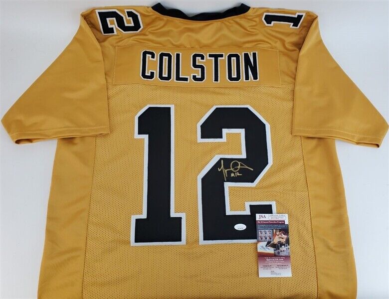 Marques Colston Signed New Orleans Saints Jersey (JSA COA) Super Bowl XLIV  W.R.