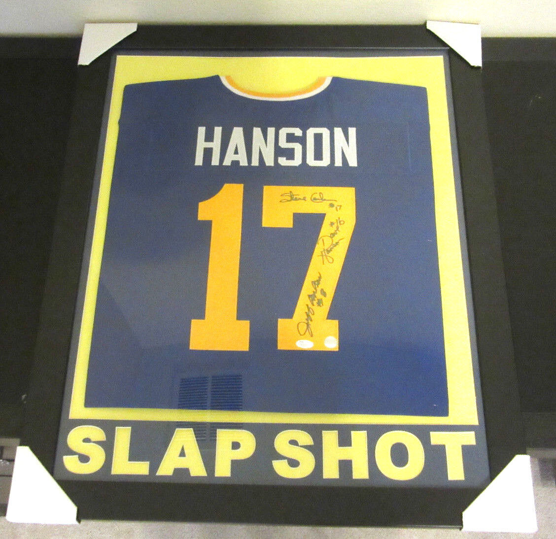 Hanson Brothers Autographed Slap Shot Movie Chiefs (White #18) Custom –  Palm Beach Autographs LLC