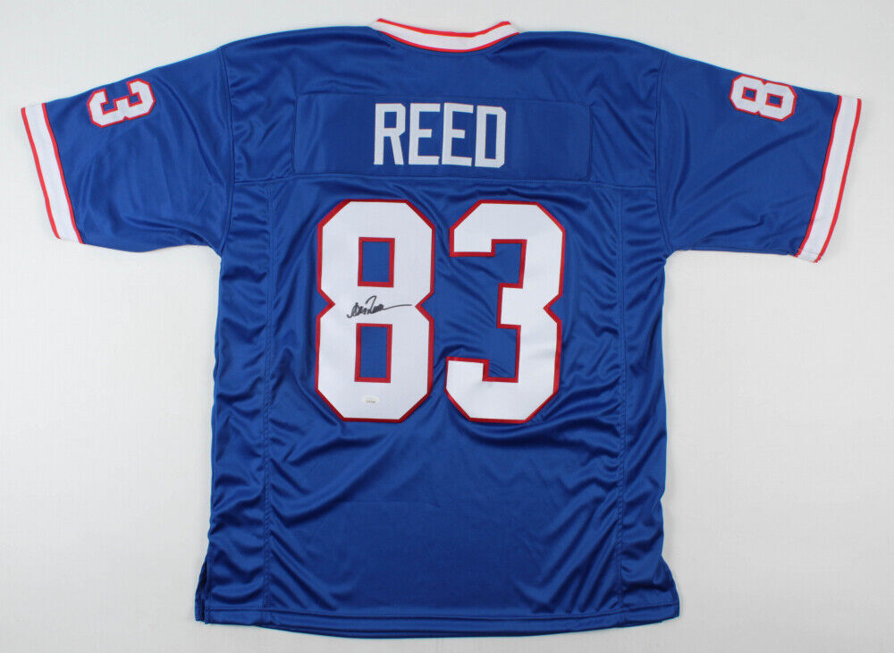 Andre Reed Signed Buffalo Bills Jersey (JSA Holo) 7×Pro Bowl WR / HOF 2006