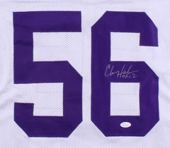 Chris Doleman Signed Vikings Jersey Inscribed "HOF 12" (JSA COA) 8xPro Bowl DE