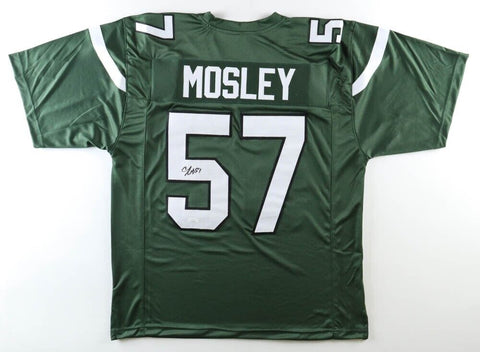 C.J. Mosley Signed New York Jets Green Jersey (JSA COA) 2014 1st Rnd Pk L.B