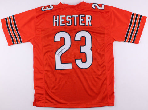 Devin Hester Signed Chicago Bears Orange Jersey (JSA COA) All Time Return Leader