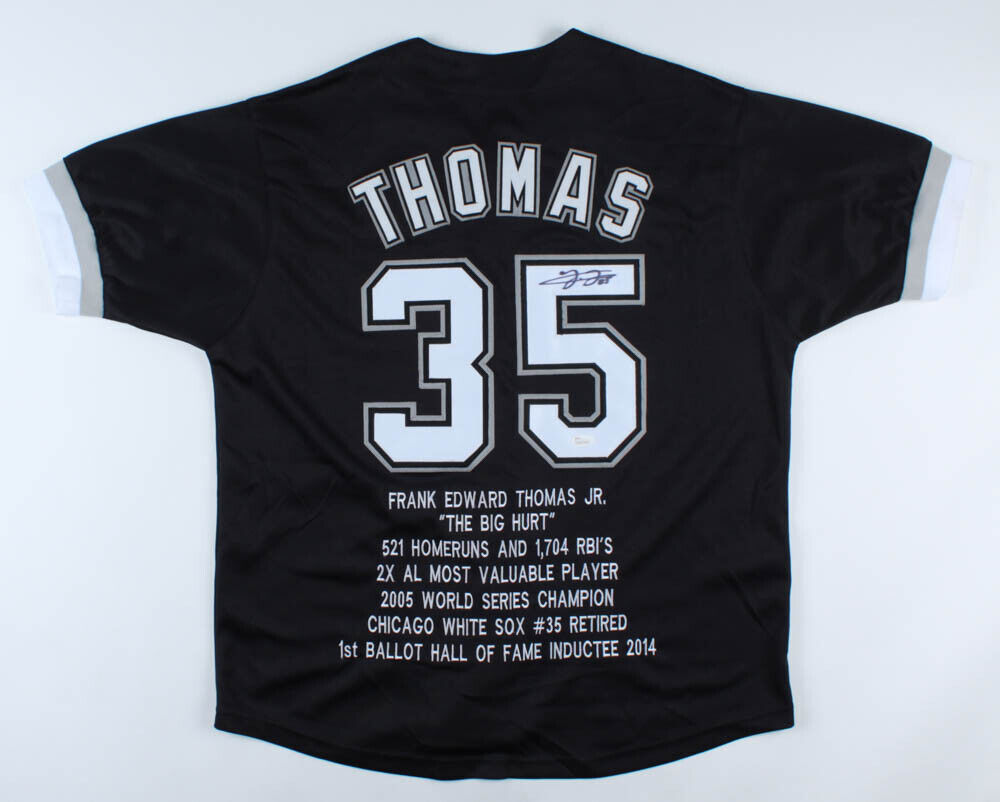 Retired Chicago White Sox Great and Hall of Famer Frank Thomas to
