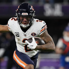 D. J. Moore Signed Chicago Bears Blue Jersey (JSA) Justin Fields Top Receiver