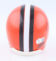 Brian Sipe Signed Cleveland Browns Mini Helmet (Beckett) 1980 NFL MVP & Pro Bowl