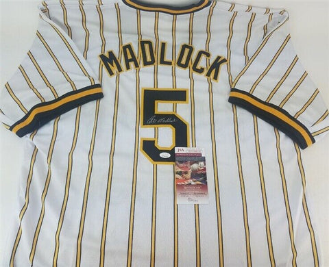 Bill Madlock Signed Pittsburgh Pirates Jersey (JSA COA) 4×NL Batting Champion
